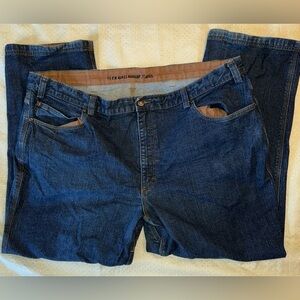 Duluth Trading Company Men's Flex Ballroom Blue Denim Jeans 20207 48x30 (48x29)